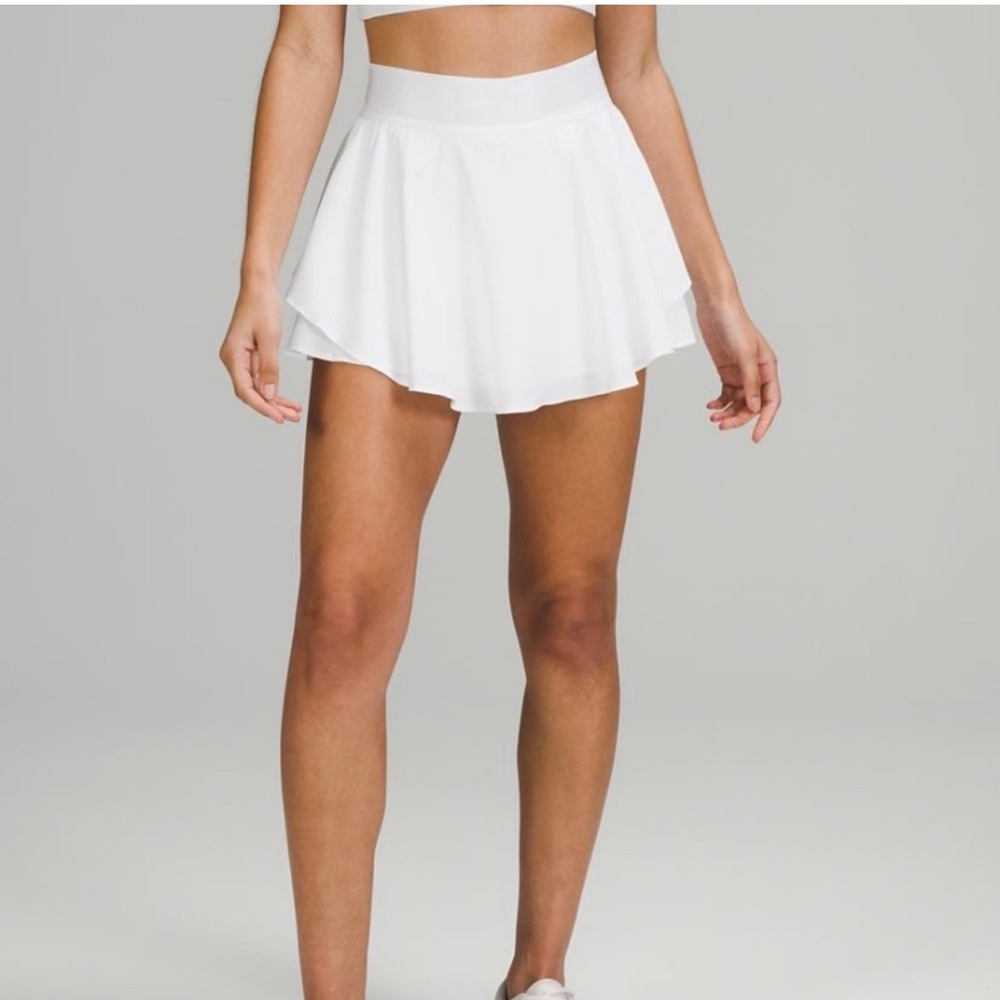 Lululemon Court Rival Skirt White - NWOT